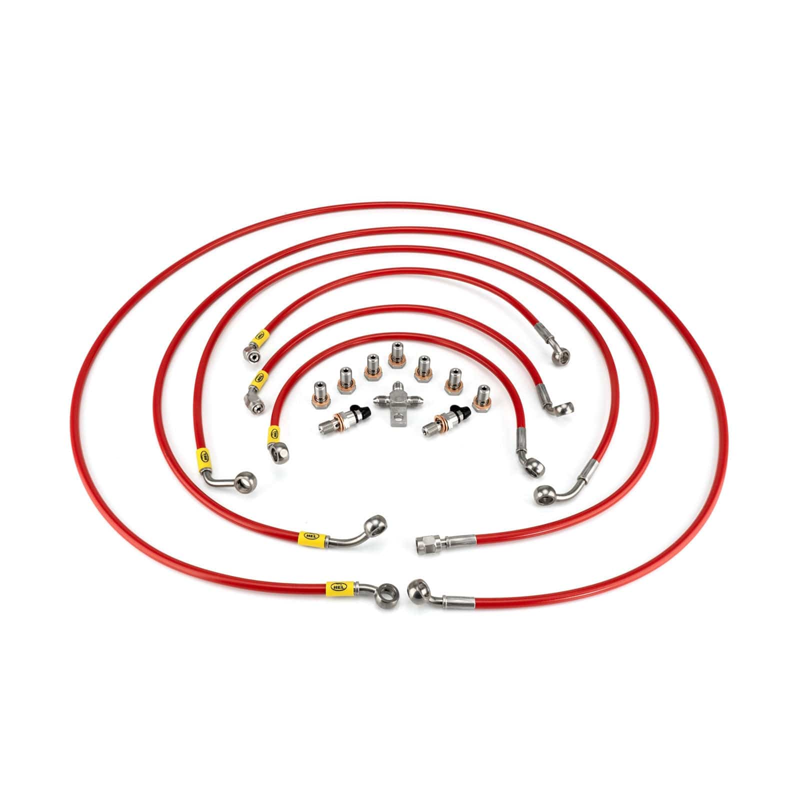 Hel Performance Braided Brake Lines - Motorcycle BMW S1000RR ABS 2019-2020 Flexible ABS Replacement Brake Lines HEL Stainless Steel Braided SR