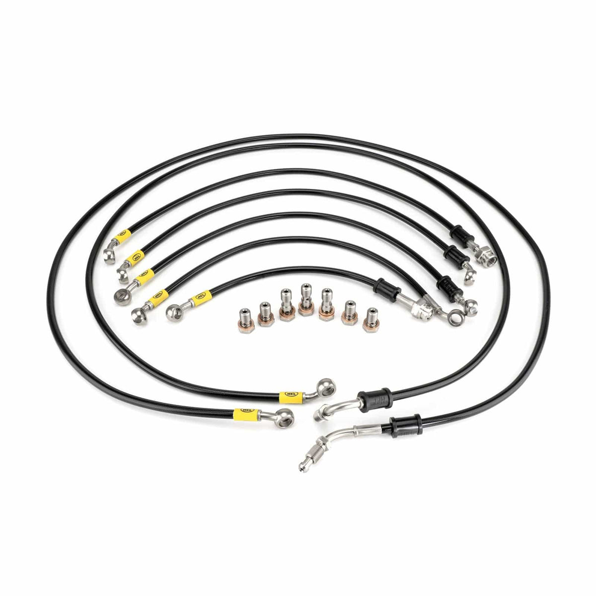 Hel Performance Braided Brake Lines - Motorcycle Suzuki GSX1250 FA ABS 2010-2014 Flexible ABS Replacement Brake Lines HEL Stainless Steel Braided SR