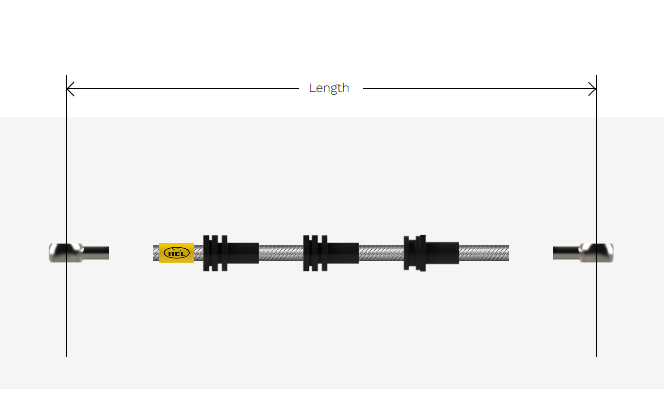 Hel Performance Braided Clutch Line - Car Custom Colour Brake Lines - Make Your Own SR