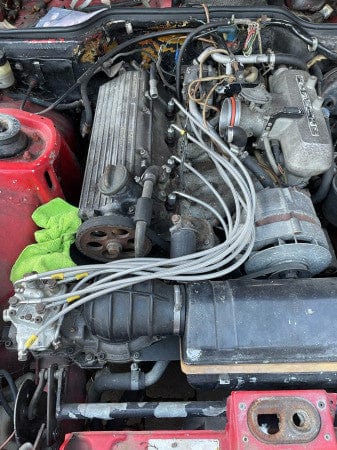 Hel Performance Braided Fuel Injector Lines Porsche 924 Turbo Later Models with M8 Banjos and M12 Injectors Fuel Injector Lines HEL Stainless Steel Braided SR
