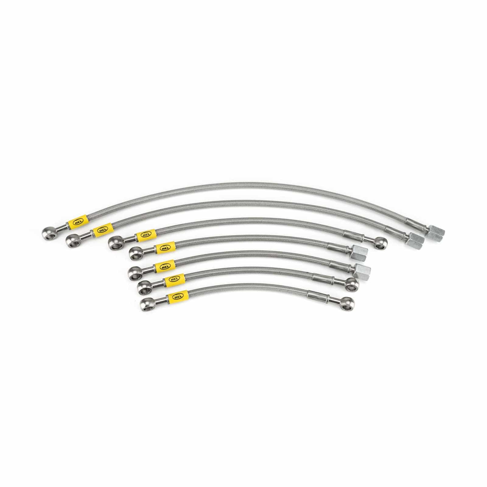 Hel Performance Braided Fuel Injector Lines Volvo 740 2.0 K-JET Right Hand Drive Fuel Injector Lines HEL Stainless Steel Braided SR