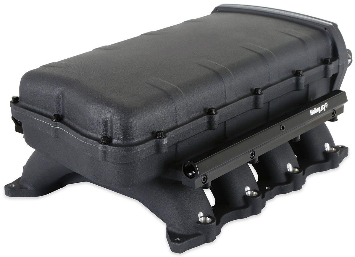 HOLLEY Ultra Lo-Ram Aluminium Intake Manifold, Black HO300-912BK SR