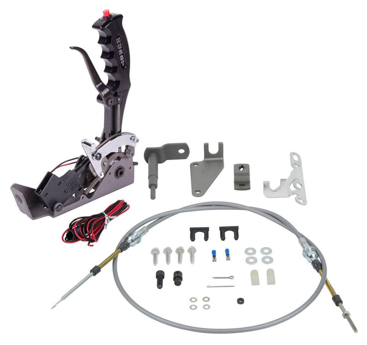 HURST Black Suit GM Powerglide With Forward & Reverse Pattern Hurst Pistol Grip Quarter Stick Shifter HU3162002 SR