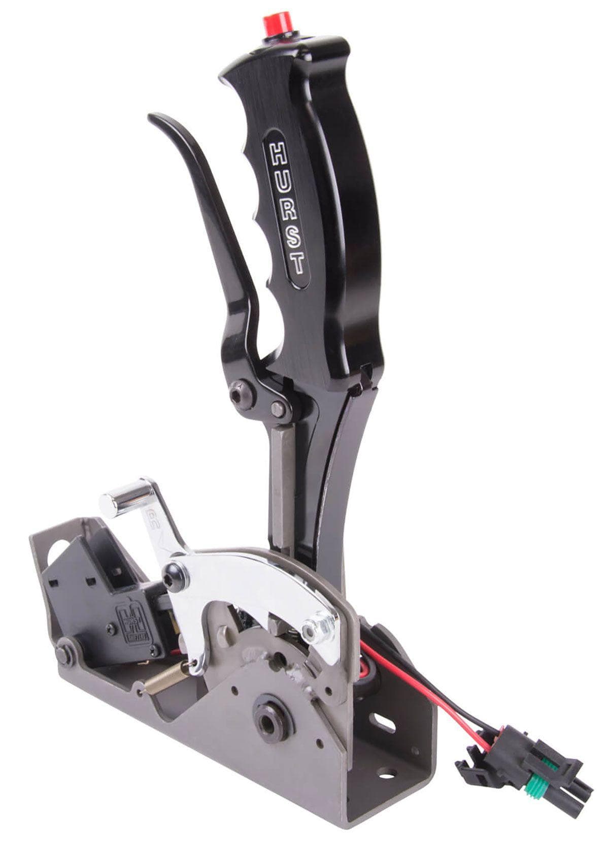 HURST Black Suit GM TH350-400 With Forward Pattern Hurst Pistol Grip Quarter Stick Shifter HU3162007 SR