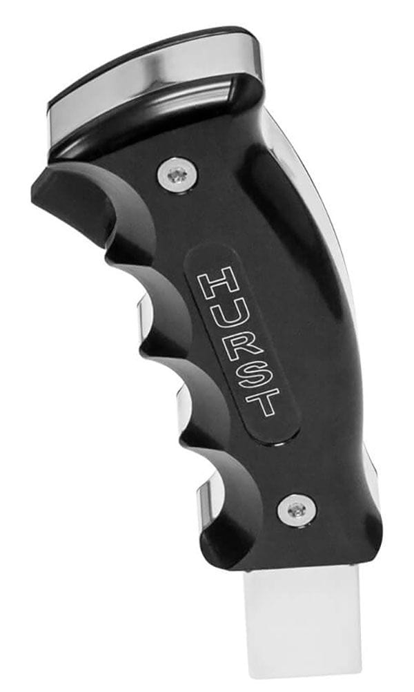 HURST Suit 2016-18 Chevrolet Camaro, Black Anodised / Polished Aluminium Hurst Billet Pistol Grip Handle HU5380436 SR