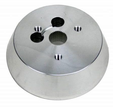 IDIDIT Polished Aluminium Suit 5-Bolt Grant Ididit 3-Bolt Steering Wheel Adaptor With No Horn ID2208310040 SR