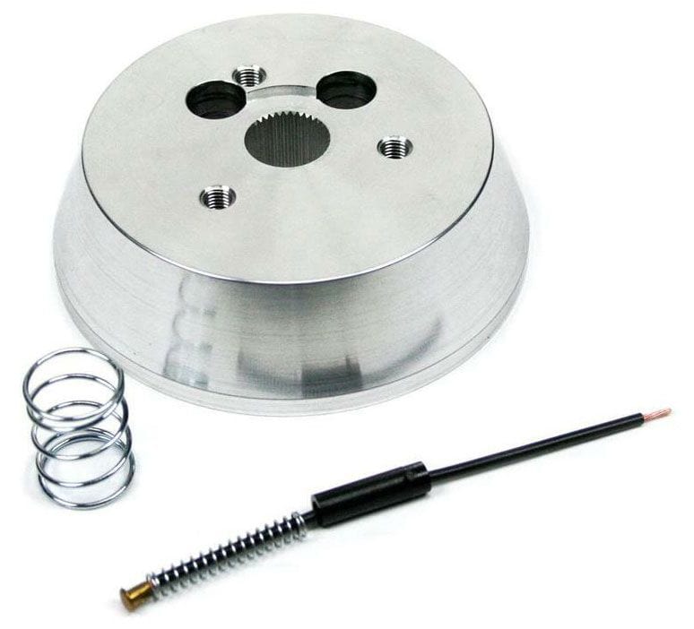 IDIDIT Polished Aluminium Suit 5-Bolt Grant Ididit 3-Bolt Steering Wheel Adaptor With No Horn ID2208310040 SR