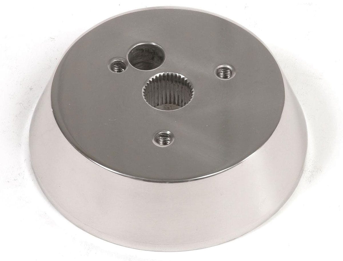 IDIDIT Polished Finish Ididit 3-Bolt Steering Wheel Adapter with Horn ID2209300040 SR