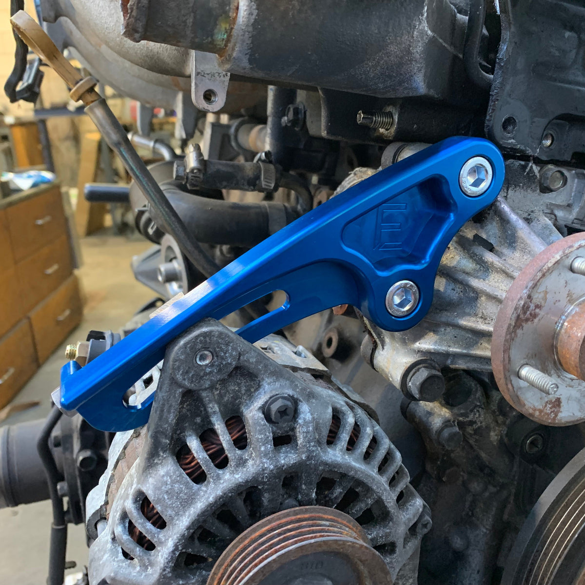 Franklin Performance Billet Alternator Bracket Suits Nissan RB Engines