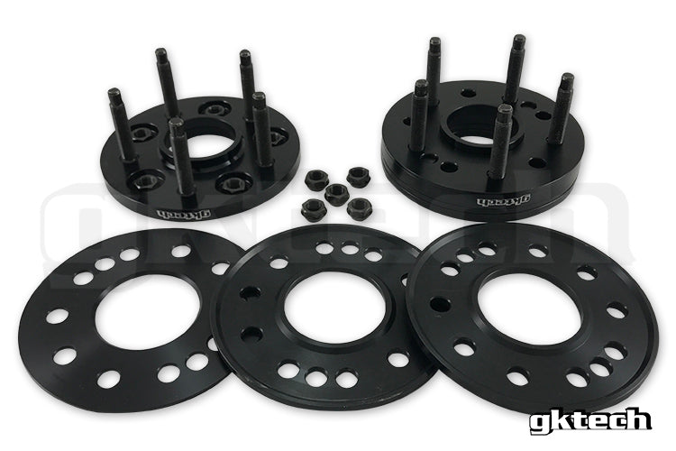 GKTech Toyota 5x114.3 spacers 15mm > 30mm 8 piece set (SPCR-TOYO)