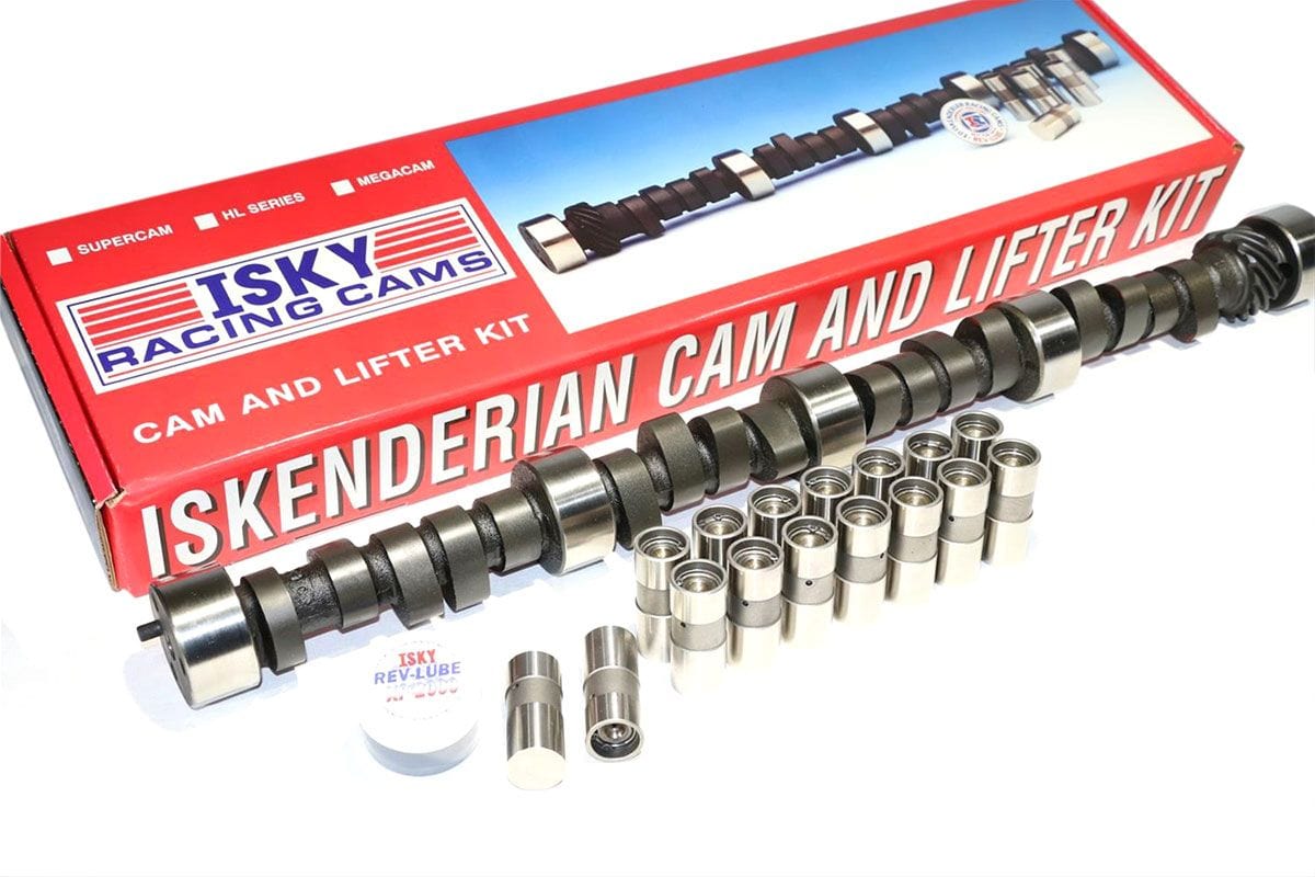ISKY F85-02 Lifters, 4005 Dual Valve Springs, #404 Spring Shims, 87-F Reta Isky Camshaft & Complete Kit suit Ford Mercury 21-A 1932-48 Flathead ISK204000 SR