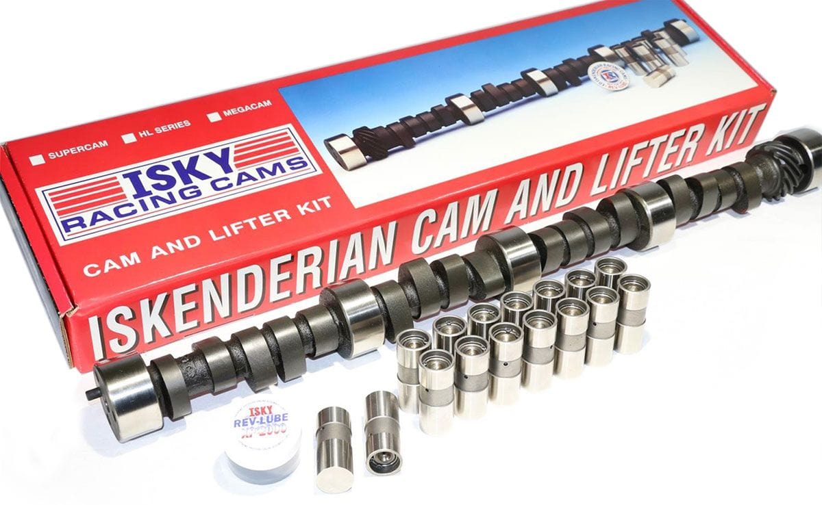 ISKY F85-02 Lifters, 4005 Dual Valve Springs, #404 Spring Shims, 87F Steel Isky Camshaft & Complete Kit suit Ford Mercury 8-BA Flathead 1949-53 ISK804000 SR