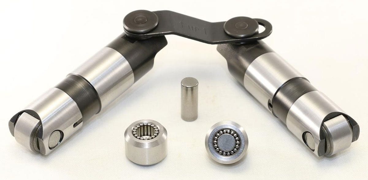 ISKY Suit B/B Chev, .842" O. D Isky Silver Series HPX Needle Hydraulic Roller Lifter Set with Link Bars ISK3977-HYRT SR