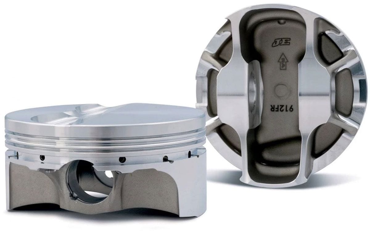 JE 86.0mm bore, 88.0mm stroke, 150.0mm rod length, -14.0cc dome volume JE Pistons Mitsubishi 1993-99 Eclipse / Talon 4G63 22mm pin J297512 SR