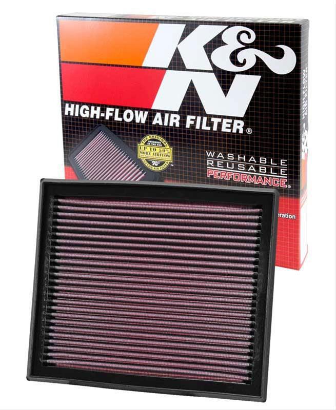 K&N Fits 2004-2013 Volvo S40, V50, C70 - KN33-2873 K&N K&N Replacement Panel Filter KN33-2873 SR