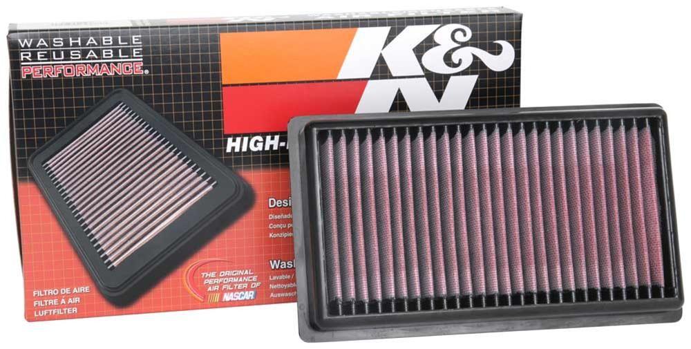 K&N Fits 2018-2019 Hyundai Accent & Kia Rio 1.6L L4 Petrol - KN33-5081 K&N K&N Replacement Panel Filter KN33-5081 SR