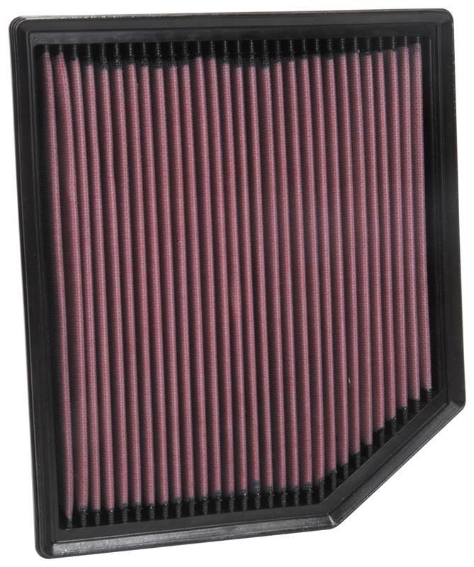 K&N Fits 2018-2019 Jeep Grand Cherokee 3.2L V8 F/I - KN33-5077 K&N K&N Replacement Panel Filter KN33-5077 SR
