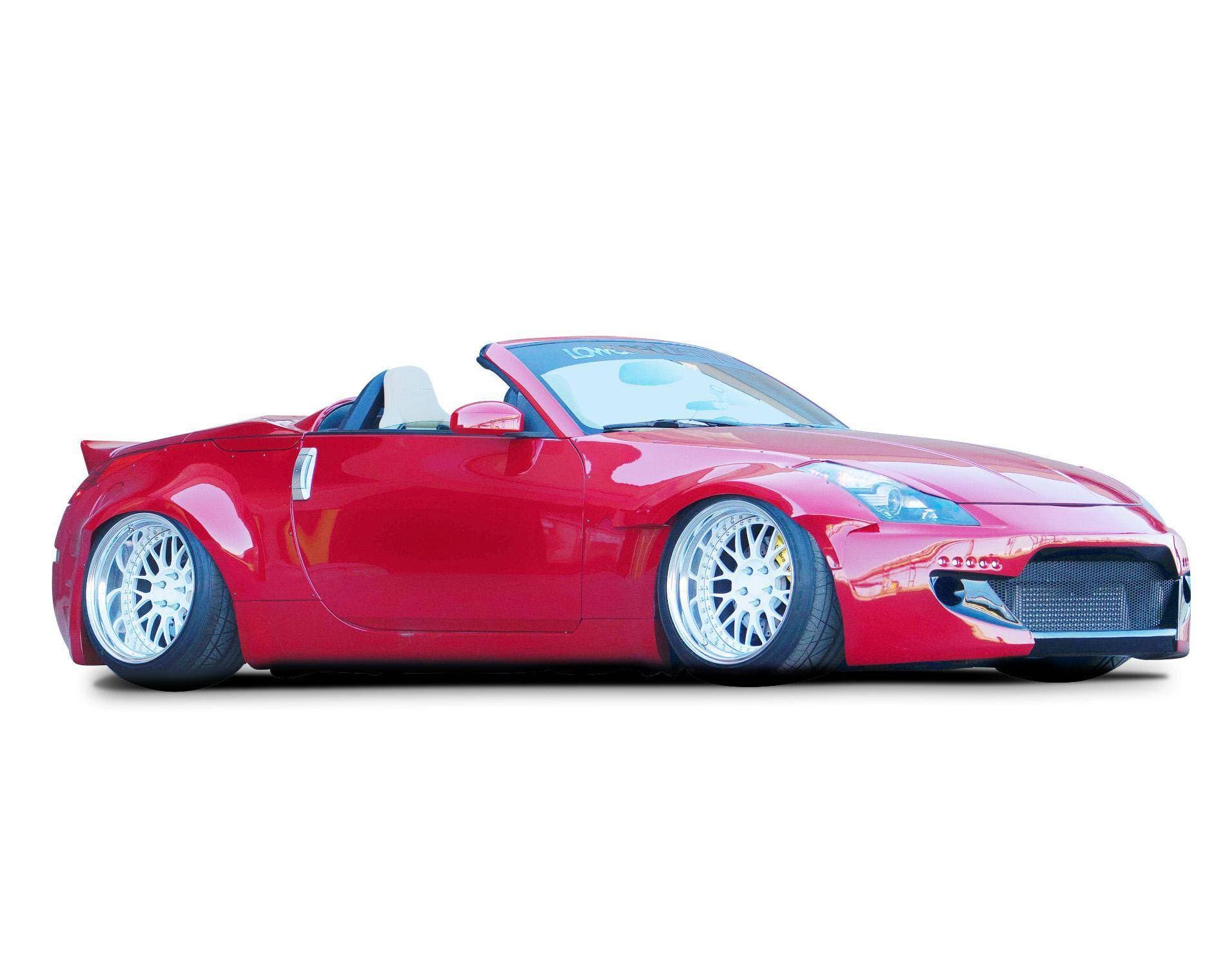 KBD Body Kits KBD Body Kits Nissan 350z 2003-2008 BNY Style 2 Piece Polyurethane Body Kit SR