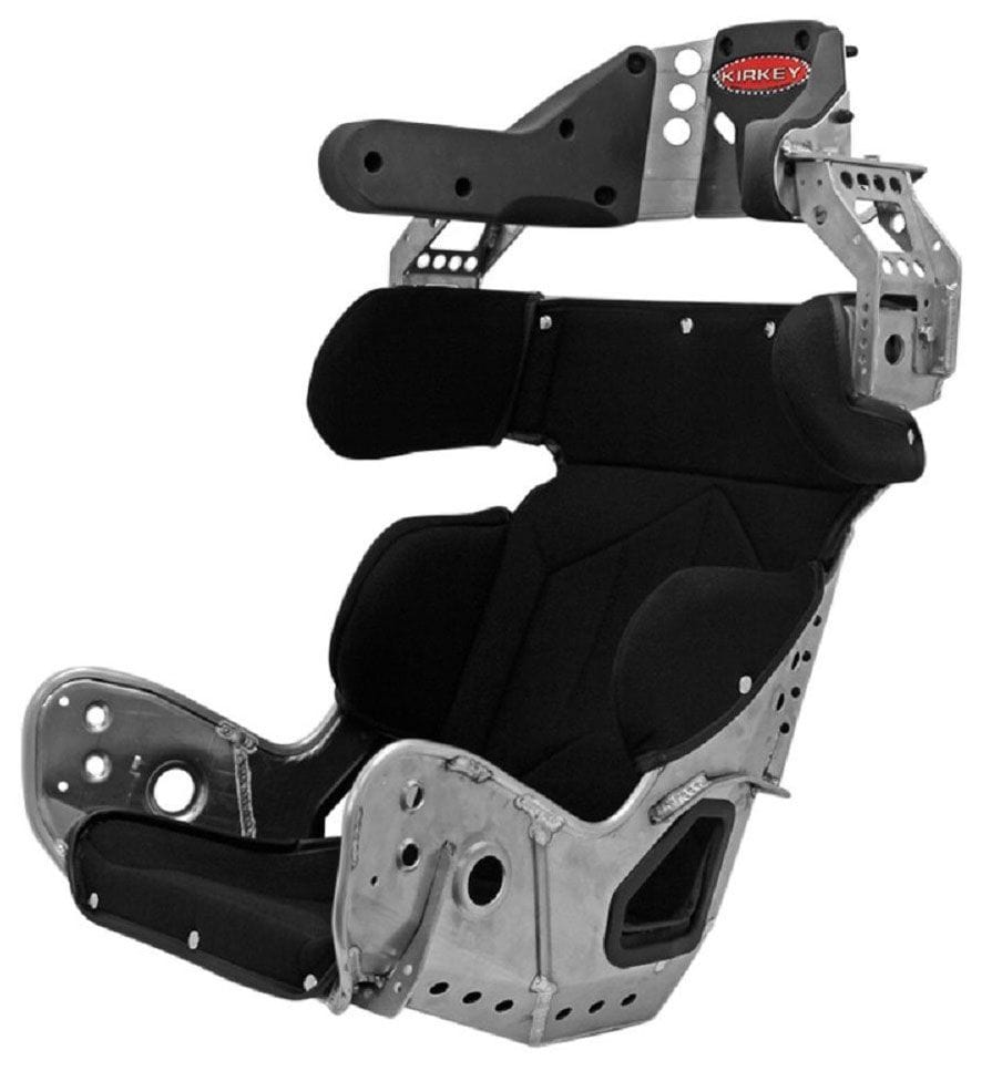 KIRKEY 14" Hip Width with Black Tweed Cover Kirkey Aluminium Intermediate 18° Layback Containment Seat - 88-Series KI88140 SR