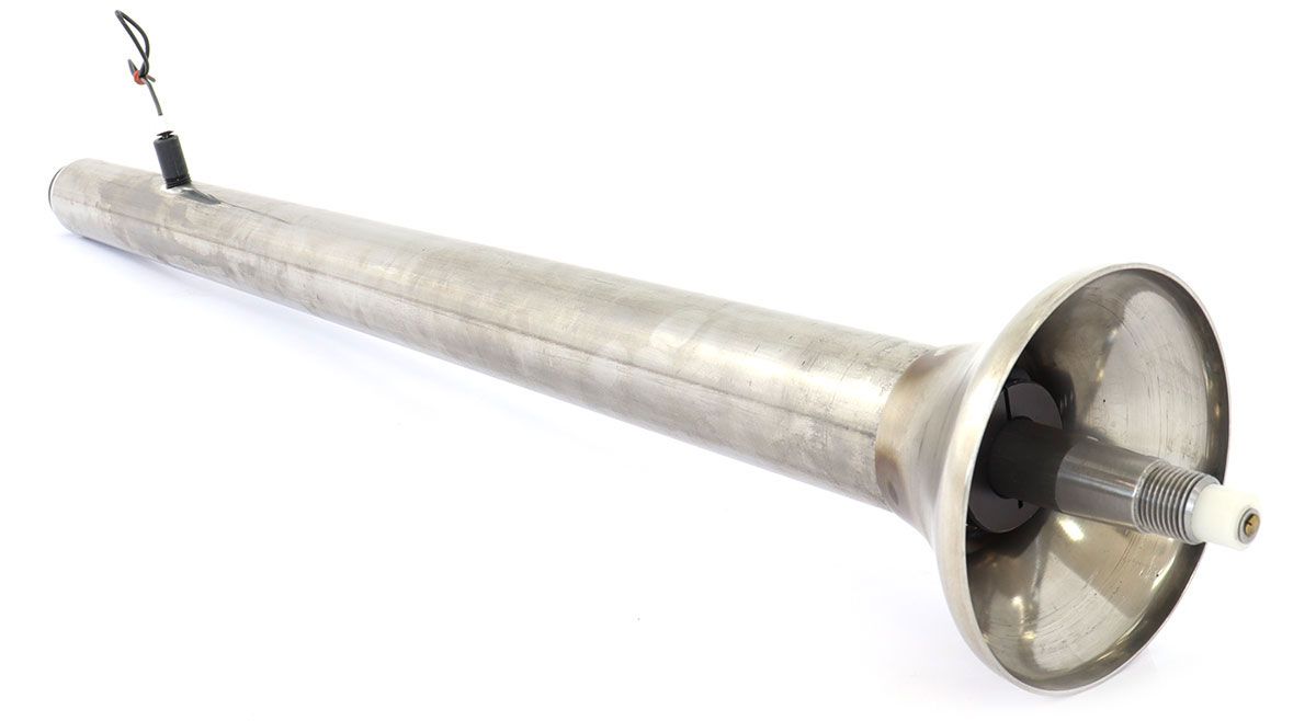 LIMEWORKS 30" Long with 1-3/4" Tube Lime Works Forty Style Collapsible Steering column - Unpolished S/S LWDF30U134 SR