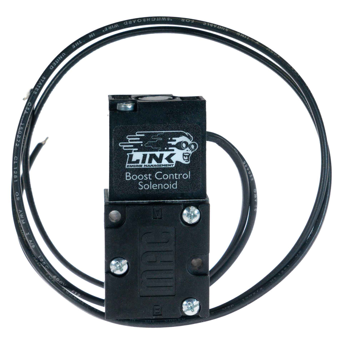 Link ECU Boost Controllers Boost Control Solenoid - 4 Port 101-0016 Link ECU Boost Control Solenoid - 4 Port 4BCS (101-0016) SR