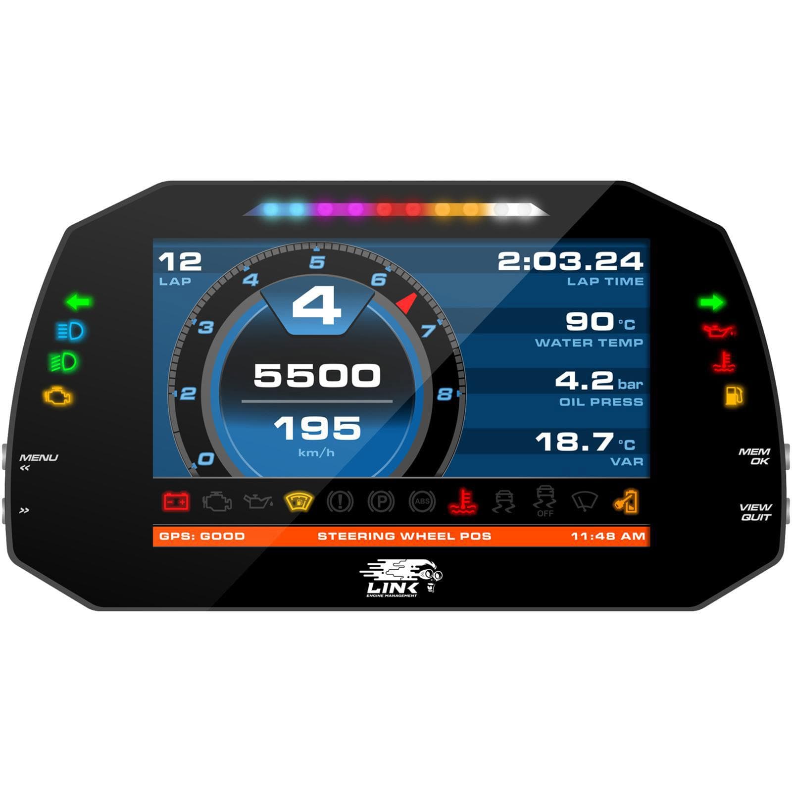 Link ECU Engine Management Strada 7" Dash - Street Edition LINK MXG Strada 5" Dash - Street Edition SR