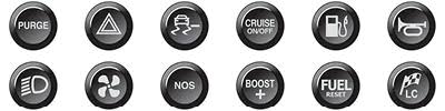 Link ECU Switch Panels CAN Keypad Insert - Decrease Boost Link ECU CAN Keypad Insert - Decrease Boost (101-0253) SR