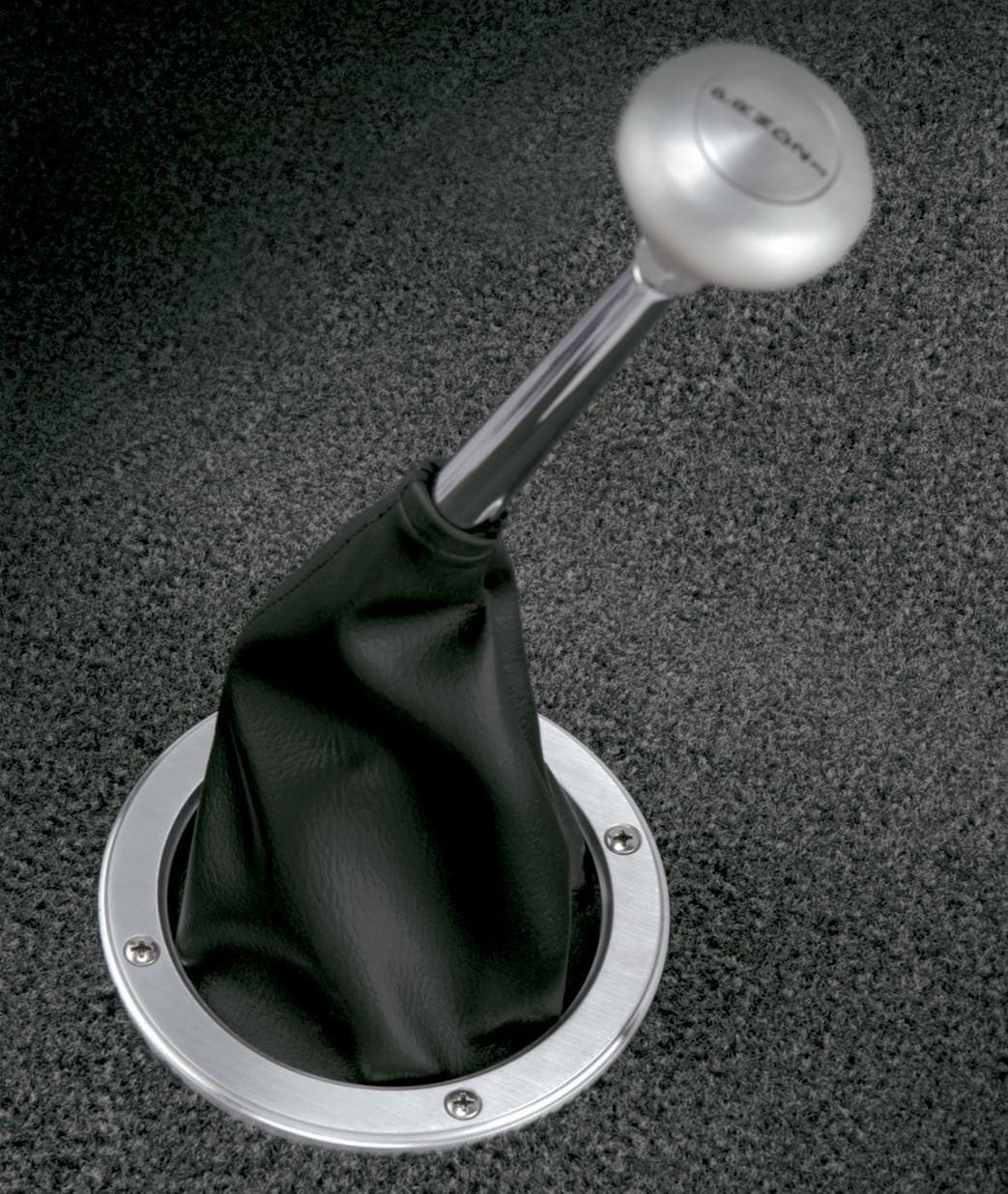 LOKAR 5-1/4"OD x 4"ID Lokar Billet Round Shifter Boot Ring with Boot LK-70-BHRB SR