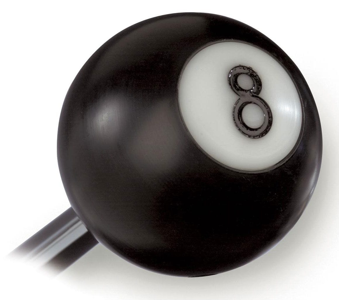 LOKAR Lokar Black 8-Ball Gear Knob 3/8-16 & 3/8-24 Thread LK-SK-6850 SR