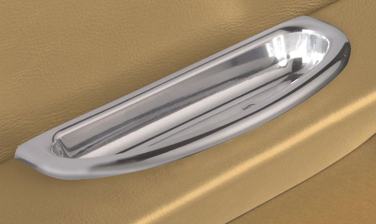 LOKAR Lokar Crescent Oval Arm Rest Door Pull (Pair) - Polished Billet Aluminium LK-IDP-2003 SR