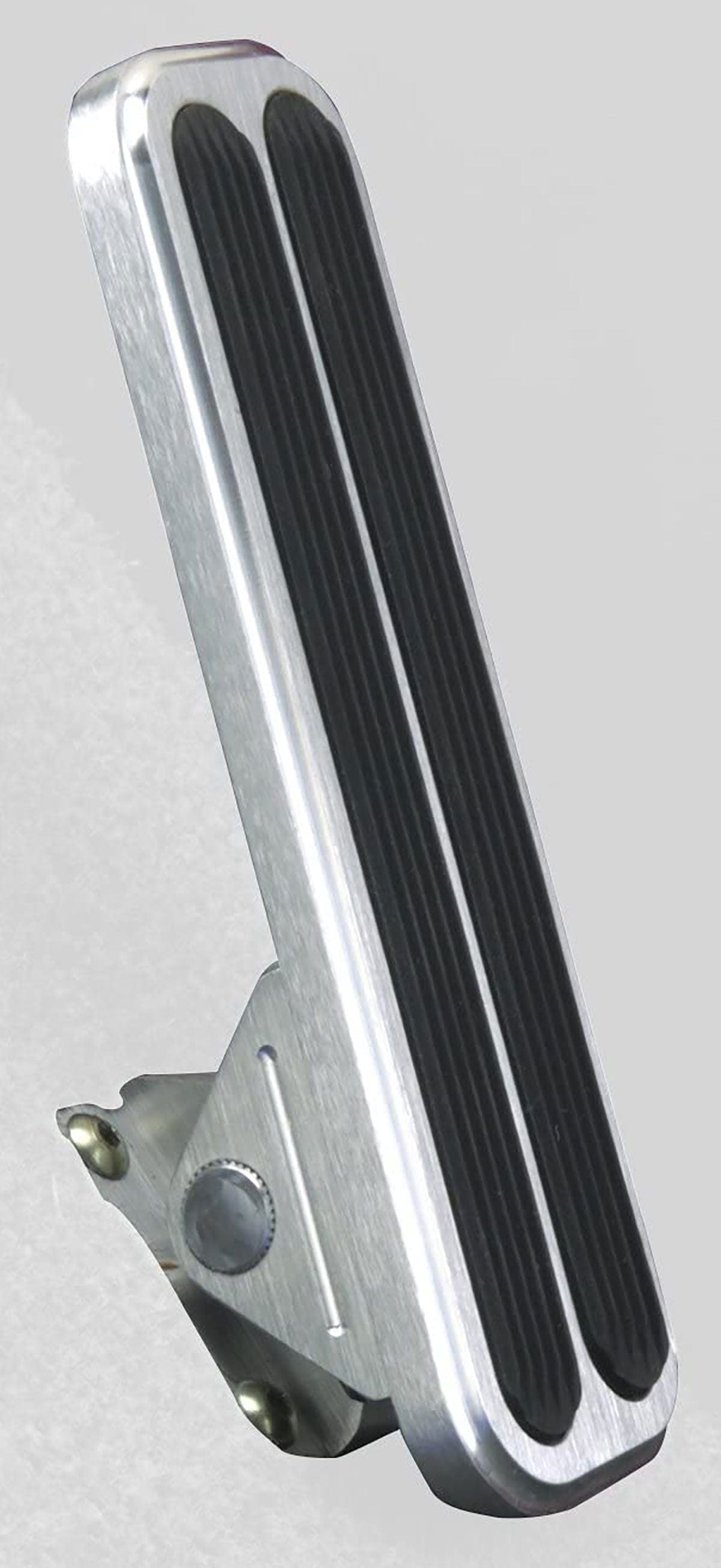 LOKAR Lokar Eliminator Floor Mount Accelerator Pedal with Rubber - Brushed Billet Aluminium SR