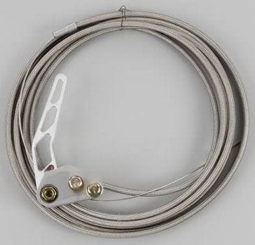 Lokar Lokar Hi-Teck Boot Release Cable Kit Stainless Steel Housing - Brushed LK-TR-1200HT SR