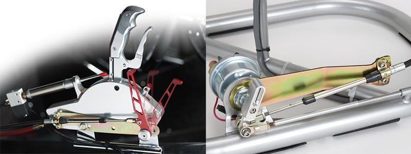 LOKAR Mount To B&M Pro Ratchet, TCI Thunder Stick, TCI Outlaw, TCI Lightnin Lokar Interior Battery Disconect Lever Kit LK-1330022 SR