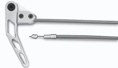 LOKAR Stainless Steel Housing Lokar Combination Hood & Boot Release Cable Kit - Brushed (Right Hand) LK-CHT1300HTRH SR