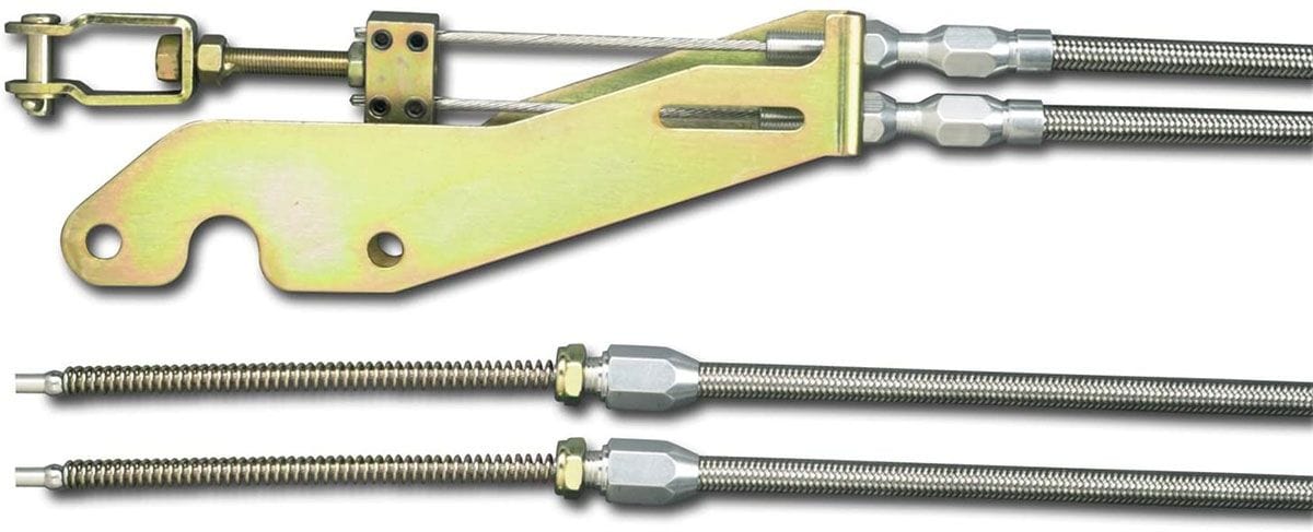 LOKAR Stainless Steel Housing Lokar Universal Transmission mount Brake Cables LK-EC-80THT SR