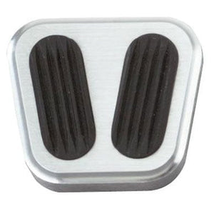 Lokar Emergency Brake Pad with Rubber - Brushed Billet Aluminium LK-BAG-6099