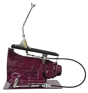 Lokar Suit 4L60 Transmissions Lokar 16" Cable Operated Automatic Gear Stick with Mushroom Gear Knob LK-COS64L60BM SR