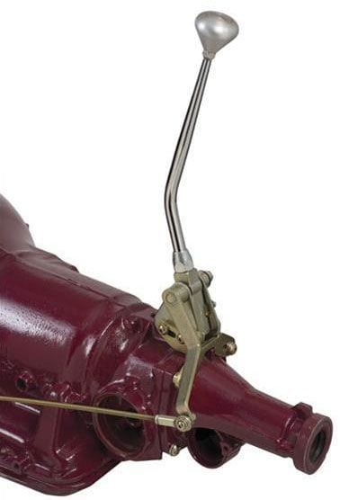 LOKAR Suit C-4 Transmissions Lokar 12" Extension Housing Automatic Gear Stick with Billet Aluminium Gear Knob LK-AT SR