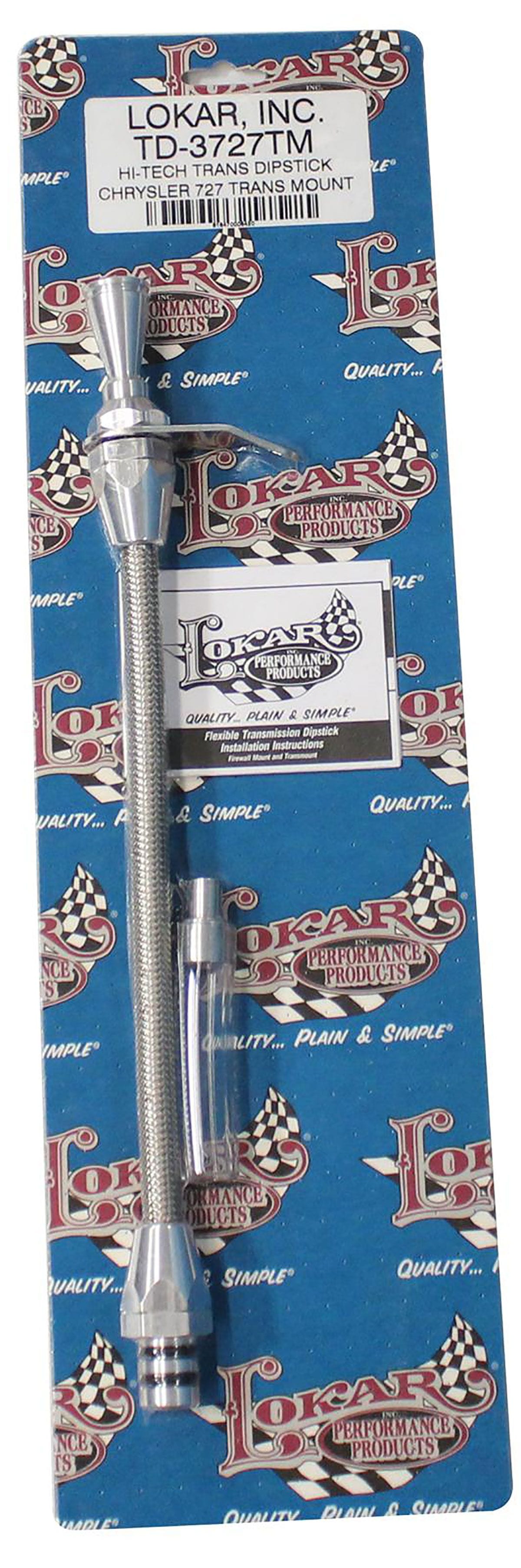 LOKAR Suit Chrysler 727 Trans Mount Lokar Hi-Tech Transmission Dipstick LK-TD-3727TM SR