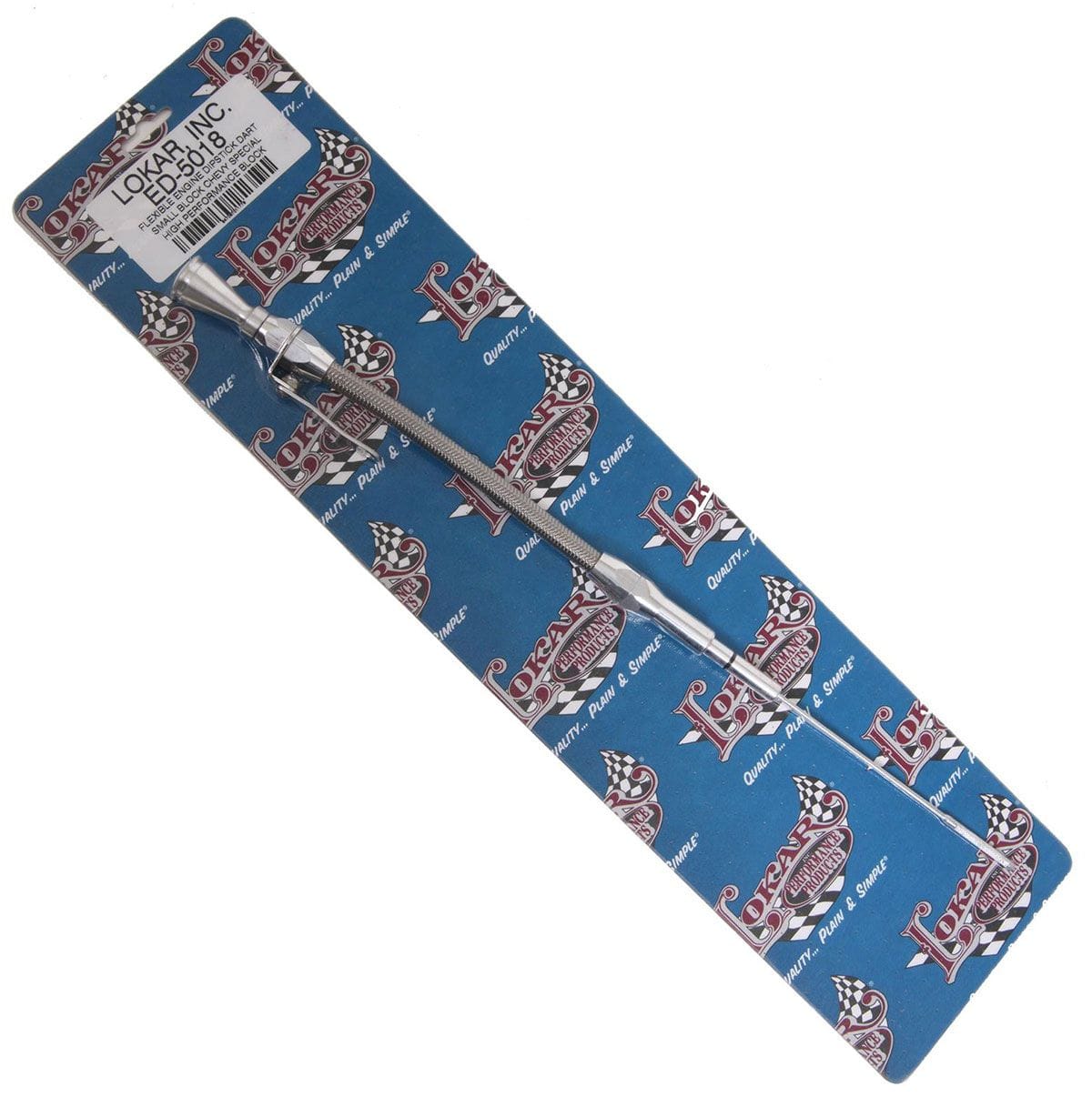 LOKAR Suit Dart Small Block Chevy Lokar Braided Stainless Steel Flexible Engine Dipstick LK-ED-5018 SR