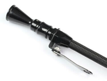 LOKAR Suit Ford 302-351 Cleveland Lokar Anchor-Tight Lock Flex Engine Dipstick - Black LK-X1220254 SR