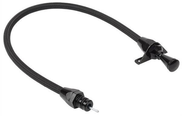 LOKAR Suit GM Powerglide Firewall Mount Lokar Hi-Tech Black S/S Transmission Dipstick LK-XTD-30PGFM SR