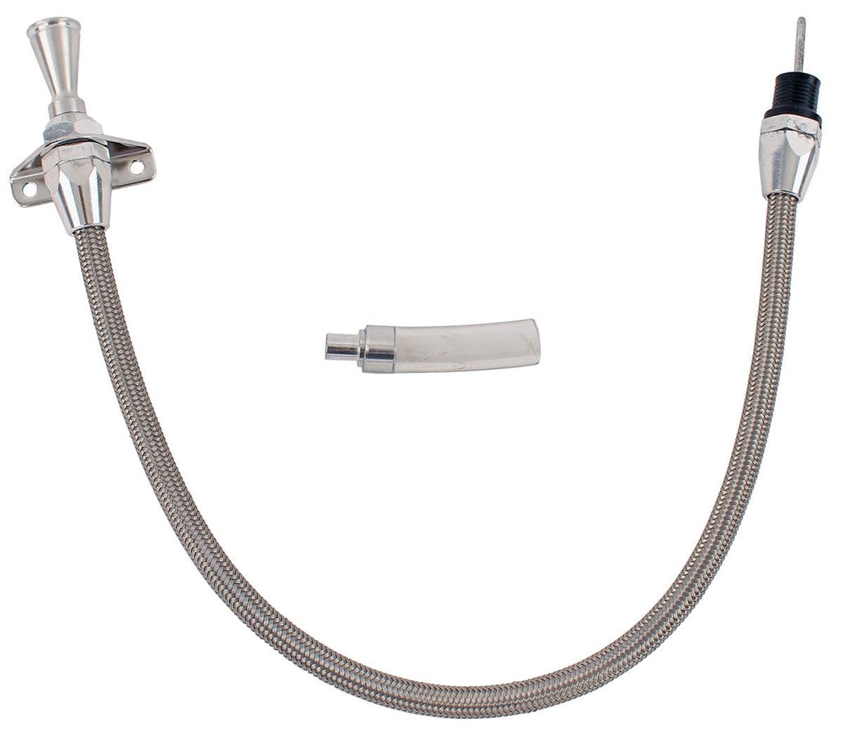 LOKAR Suit TH-350/TH400 Firewall Mount Lokar Hi-Tech Transmission Dipstick LK-TD-3350400FM SR