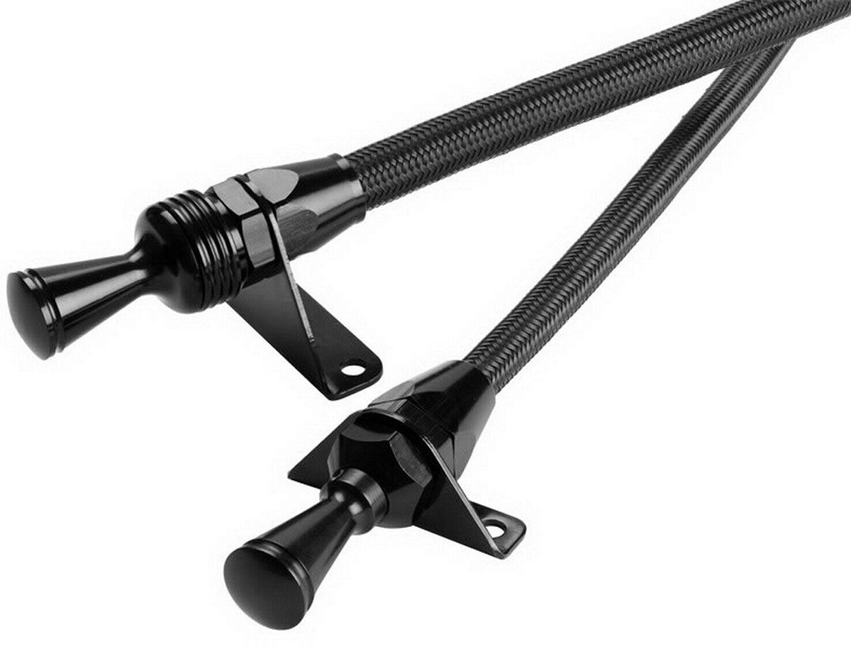 LOKAR Suit TH400 Firewall Mount Lokar Anchor-Tight Locking Flexible Transmission Dipstick - Black LK-X1211147 SR