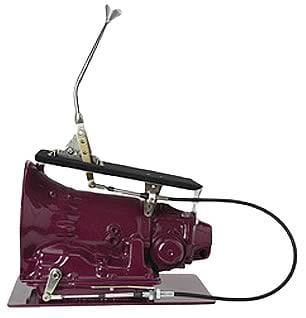 Lokar Suit TH400 Transmissions Lokar 16" Cable Operated Automatic Gear Stick with Mushroom Gear Knob LK-COS6400BM SR