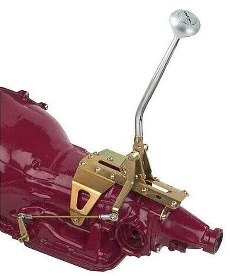 Lokar Suit TH700 4L60 Lokar 23" Single Bend Trans Mount Automatic Gear Stick with Billet Aluminium Mushroom SR