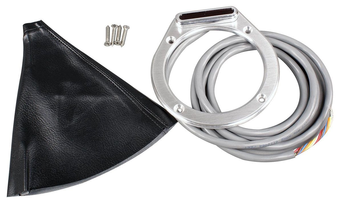 LOKAR Suit Torqflite 727/904, includes Sensor Kit & Round Shifter Boot, 5-1 Lokar Vertical LED Shift Indicator Boot Kit - Brushed Billet Aluminium LK-CINB-1756 SR