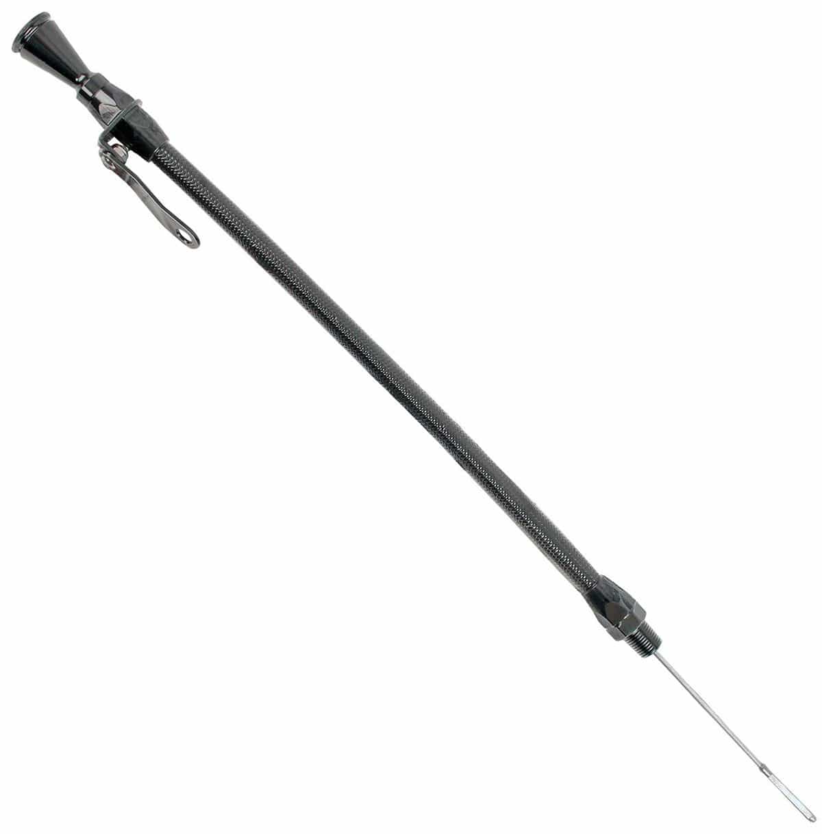 LOKAR Universal with 1/4" NPT Pan Fitting, 12" Housing Length Lokar Flexible Engine Dipstick Black Stainless Steel Housing LK-XED-5017 SR
