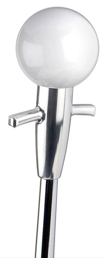 LOKAR With Brite (Polished) Knob Finish Lokar Muscle Car Shift Knob & Adapter LK-SK-68MCT SR