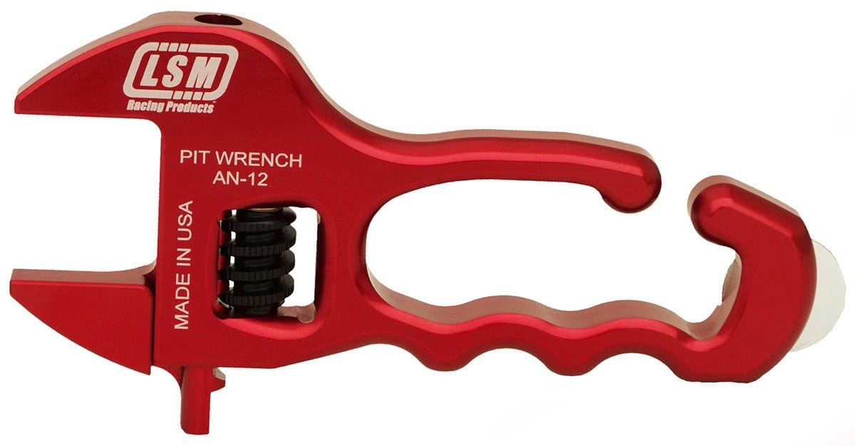 LSM Adjustable -3AN To -12AN & Dzus Fastner Tool LSM Pit Wrench LSMAN-12 SR